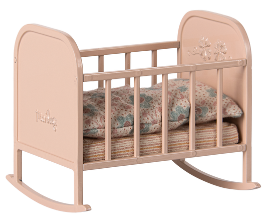 Maileg Cradle - Light rose