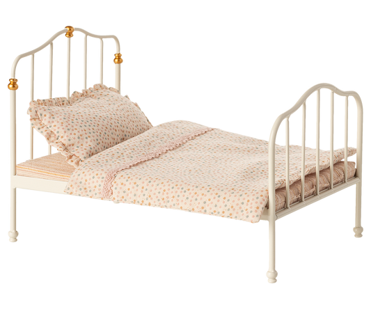 Maileg Mouse Vintage bed- Off white