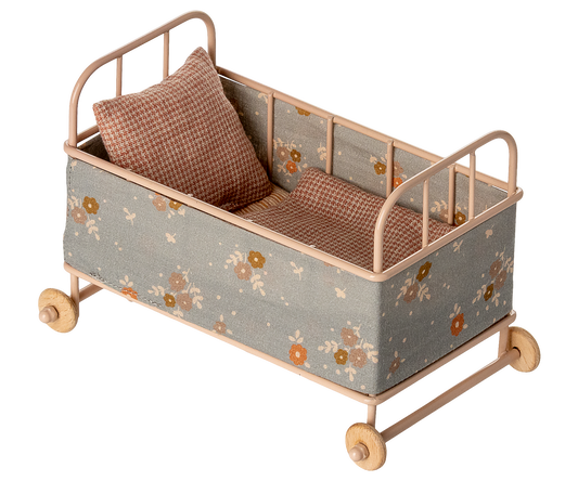 Maileg Miniature Cot bed - Powder