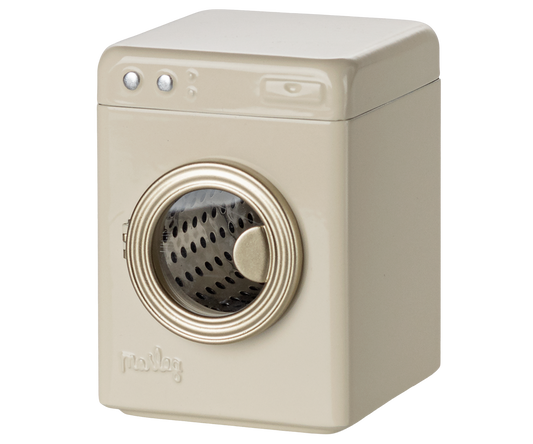 Maileg Washing Machine Mouse, Off-White