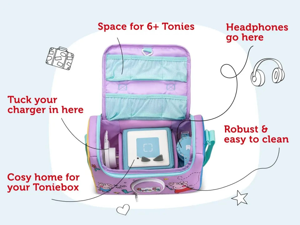Tonies- Peppa Pig Listen & Play Bag