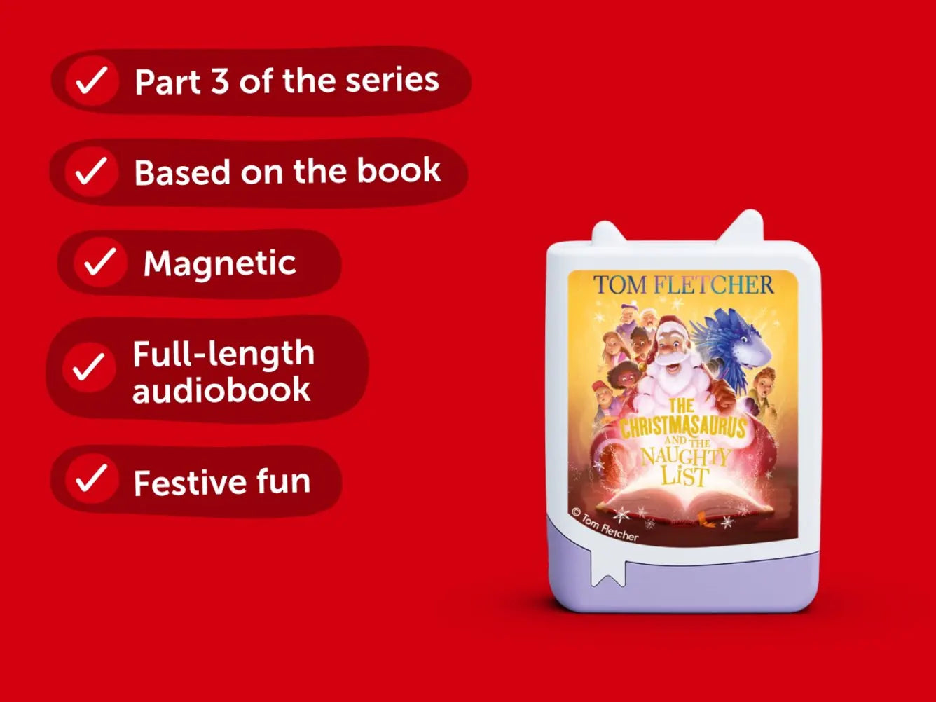 Tonies The Christmasaurus and the Naughty List Tom Fletcher