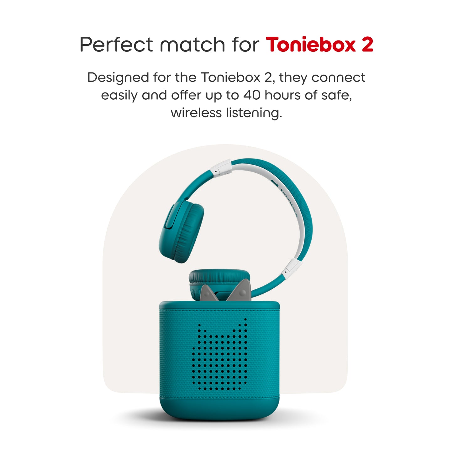 Tonie- Bluetooth Headphones Tropical Teal