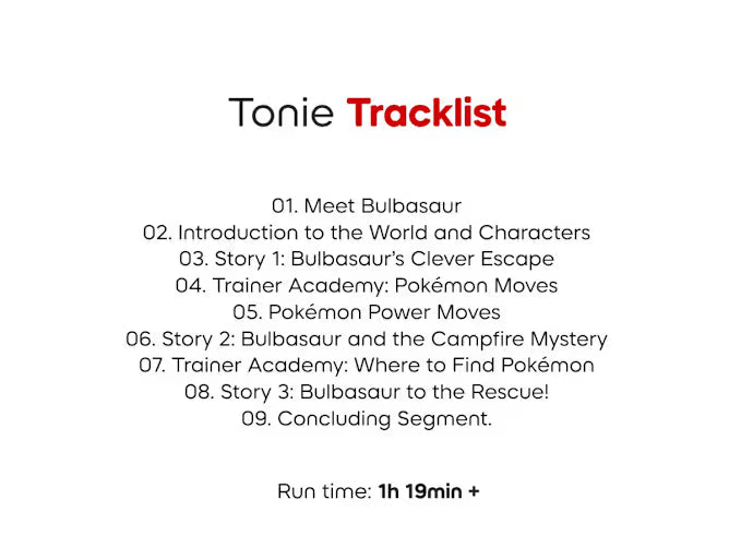 Tonies Pokémon: Bulbasaur