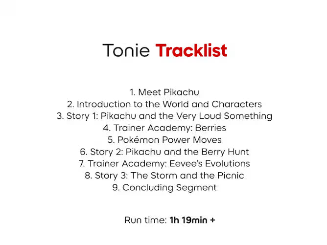 Tonies Pokémon: Pikachu