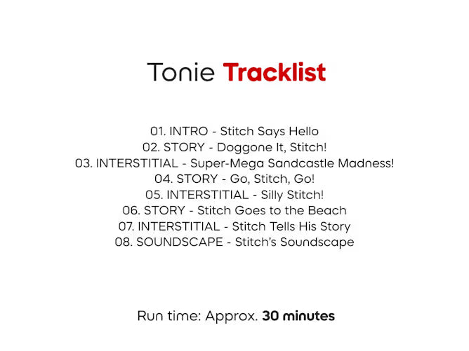 Tonies Disney Stitch Cuddle Tonie