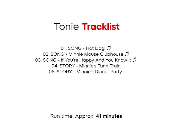 Tonies Mickey Mouse Clubhouse- Minnie