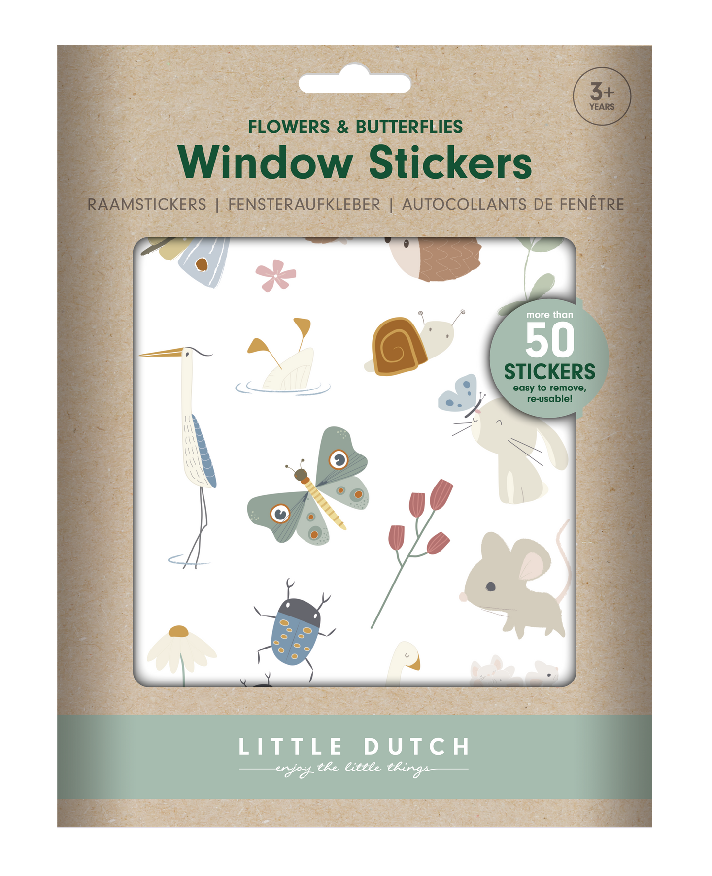 Little Dutch Window Sticks- Flowers & Butterflies