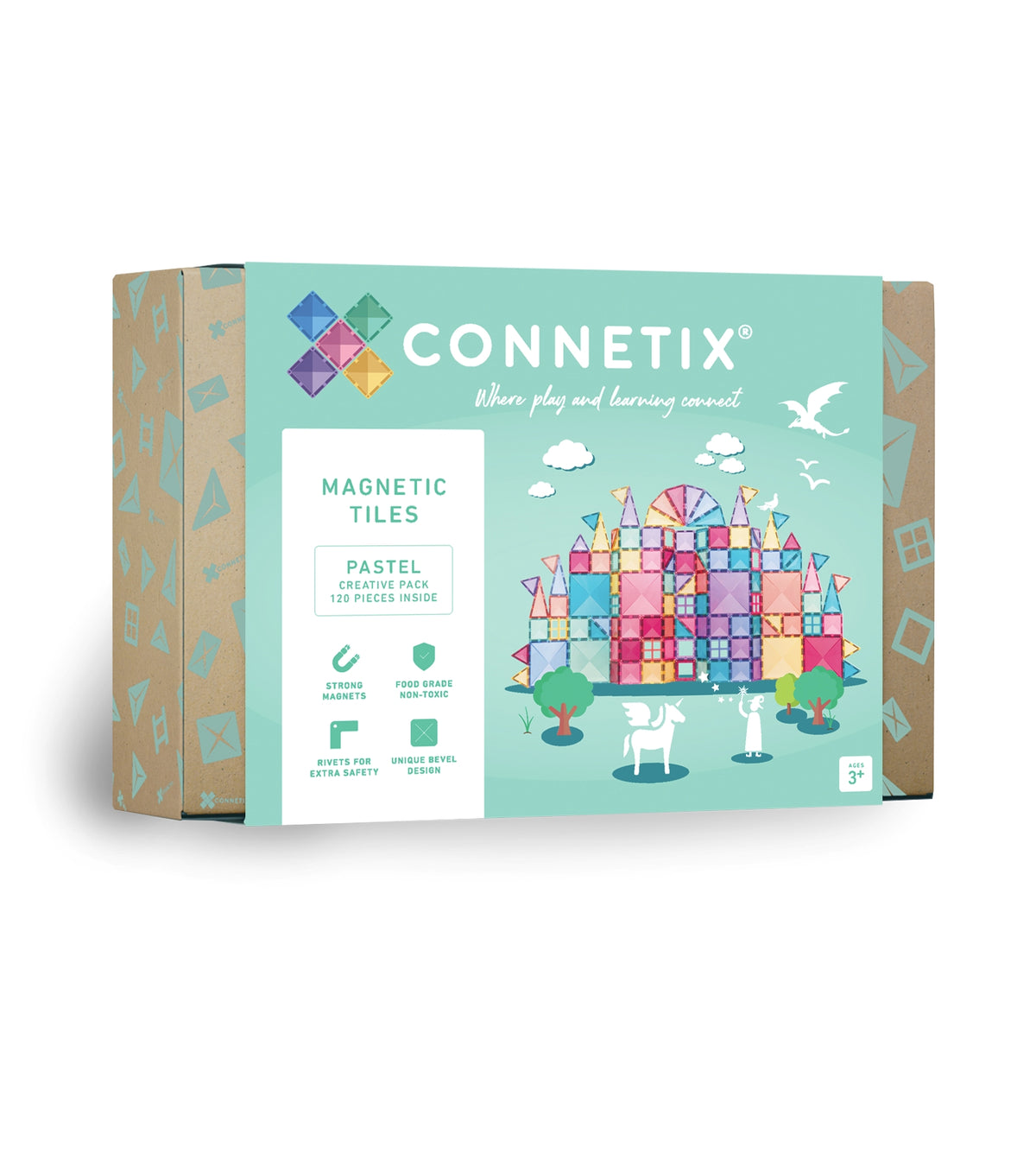 Connetix Pastel Creative Pack 120pc