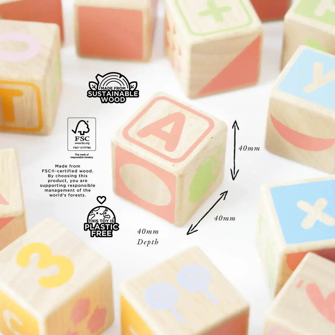 Le Toy Van ABC Wooden Learning Blocks