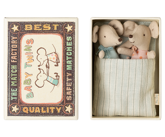 Maileg Twins, Baby mice in matchbox