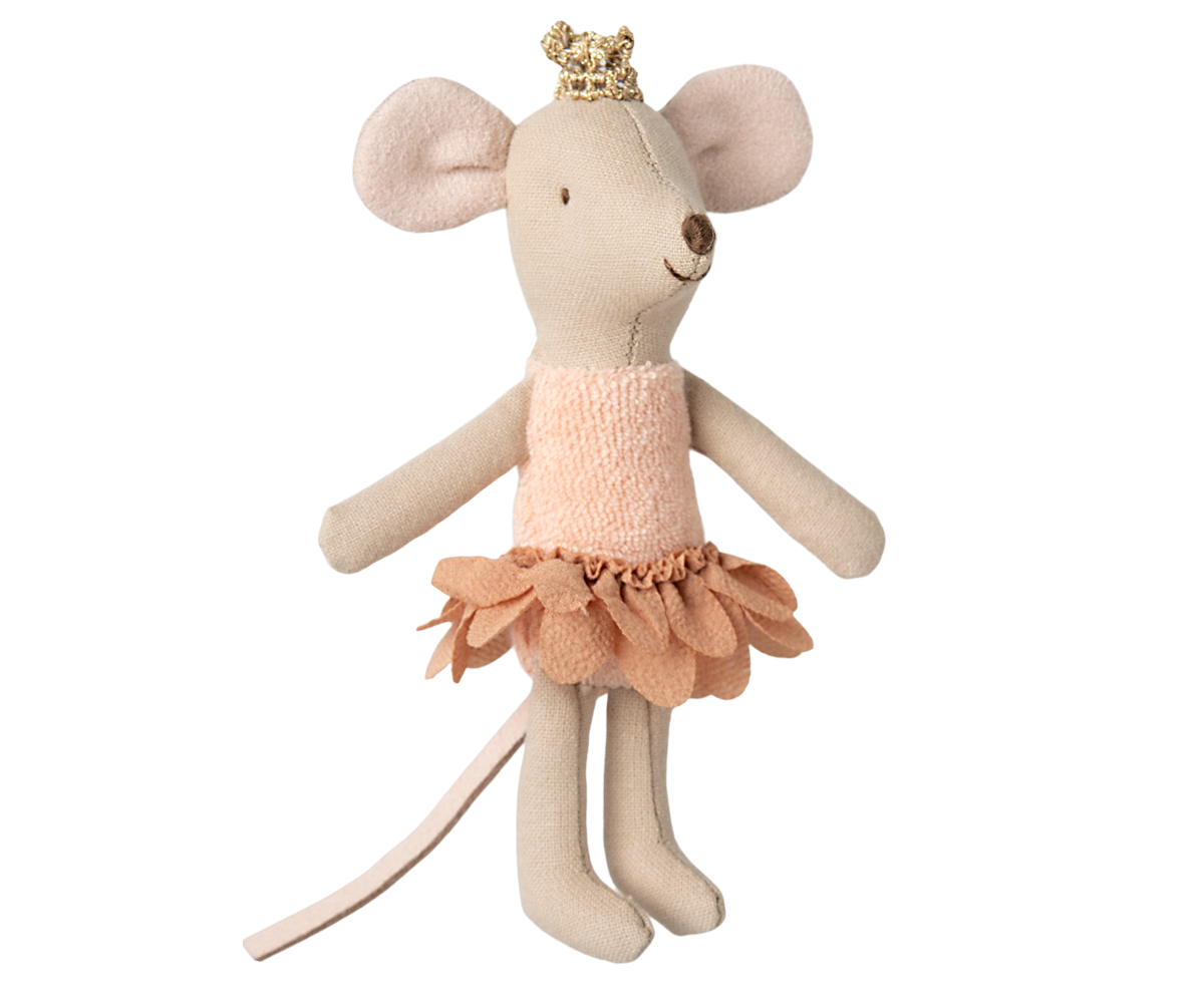 Maileg Princess mouse, Little sister in matchbox