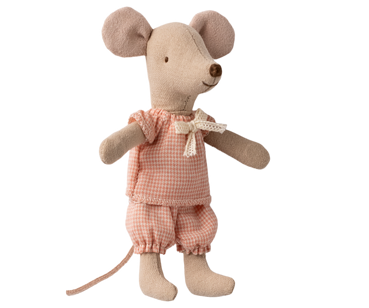 Maileg Little sister mouse in matchbox