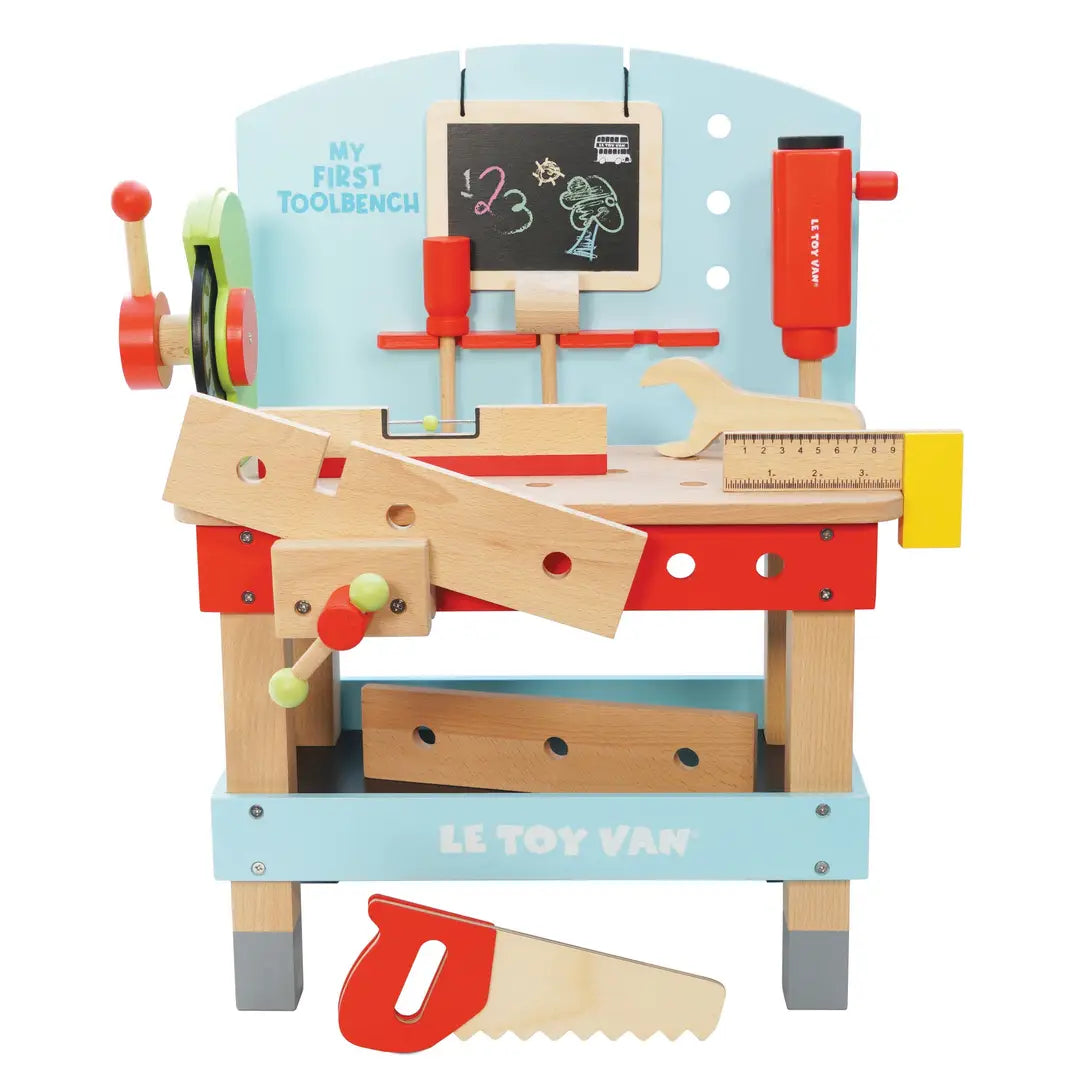 Le Toy Van Wooden Tool Bench With Accessories