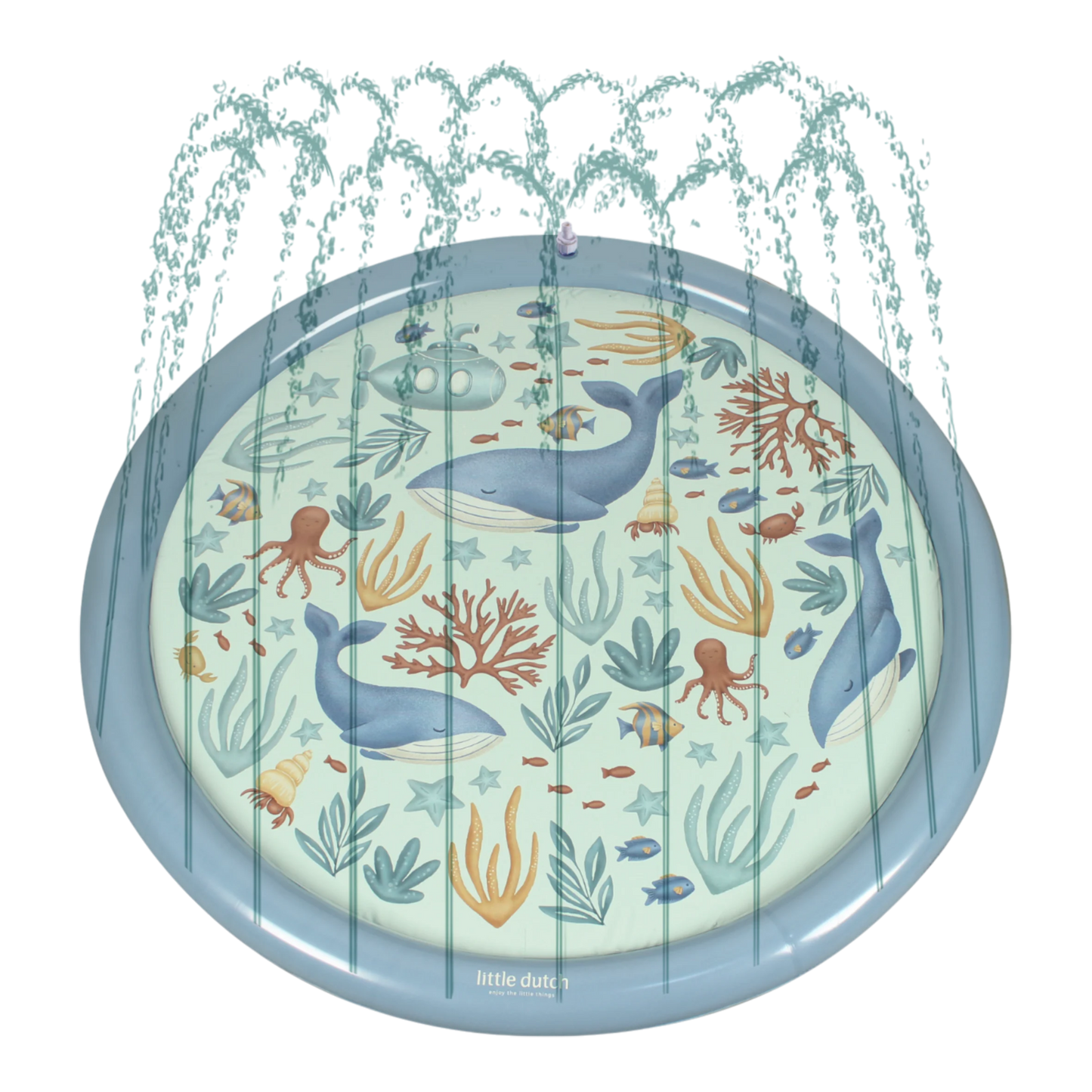 Little Dutch Ocean World Sprinkler Mat 150cm