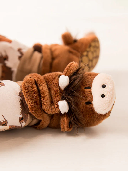 Blade & Rose Neutral Hamish Highland Cow Booties