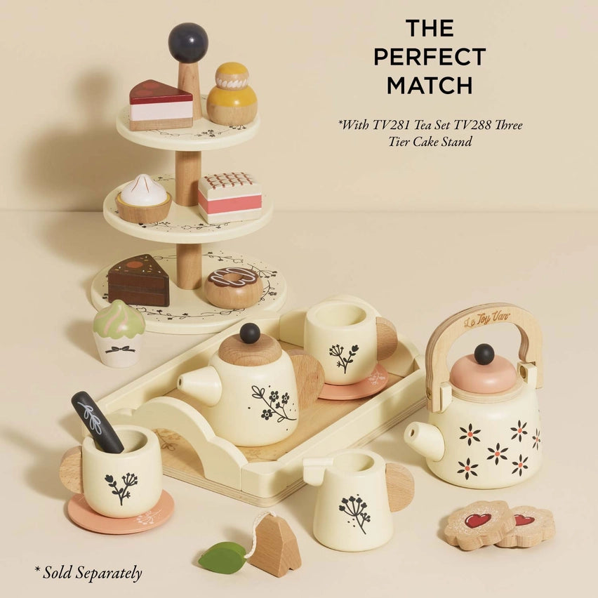 Le Toy Van Wooden Tea Set & Tray