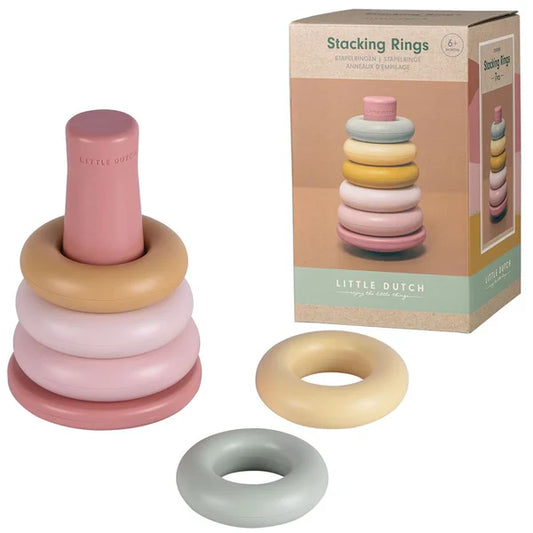 Little Dutch Stacking Rings- Pink