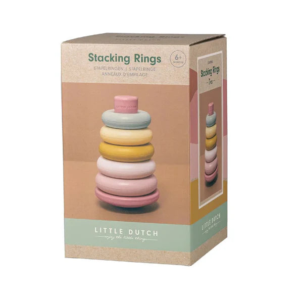 Little Dutch Stacking Rings- Pink