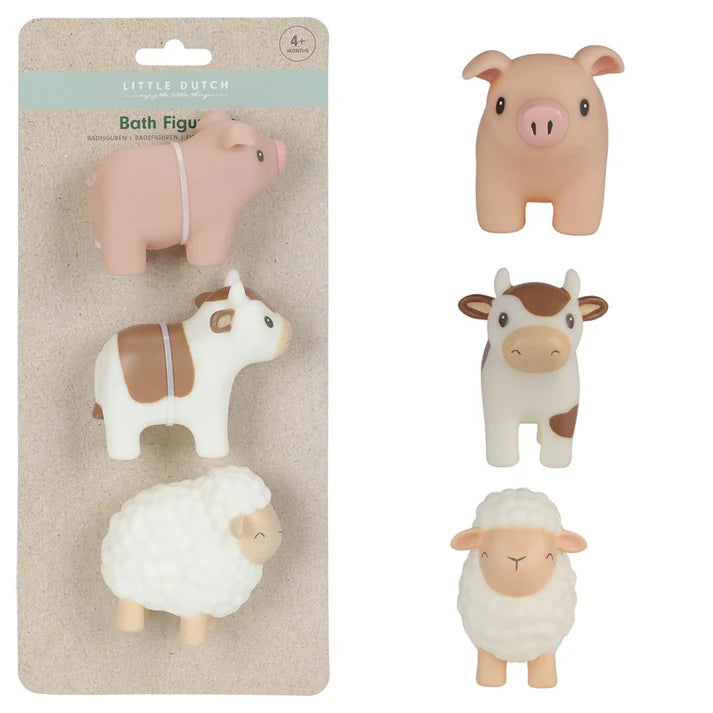 Little Dutch Farm Bath Figures Set of 3