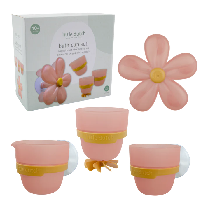 Little Dutch Bath Cups Set- Flower