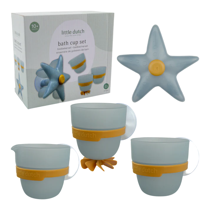 Little Dutch Bath Play Cups- Starfish