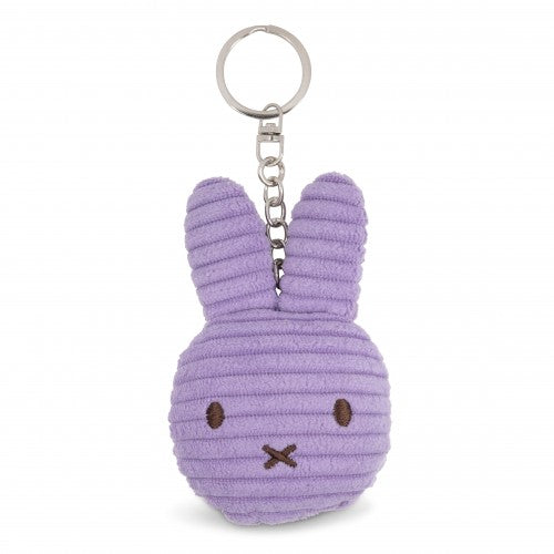 Miffy Flat Keyring Corduroy- Lilac