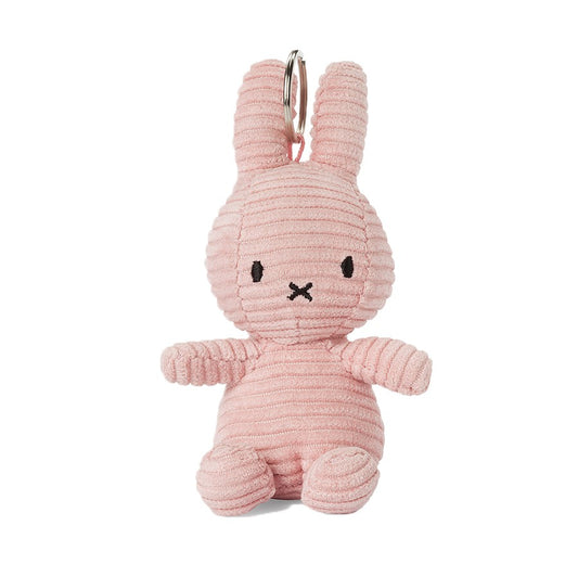Miffy Corduroy Eco Pink Keyring 10cm