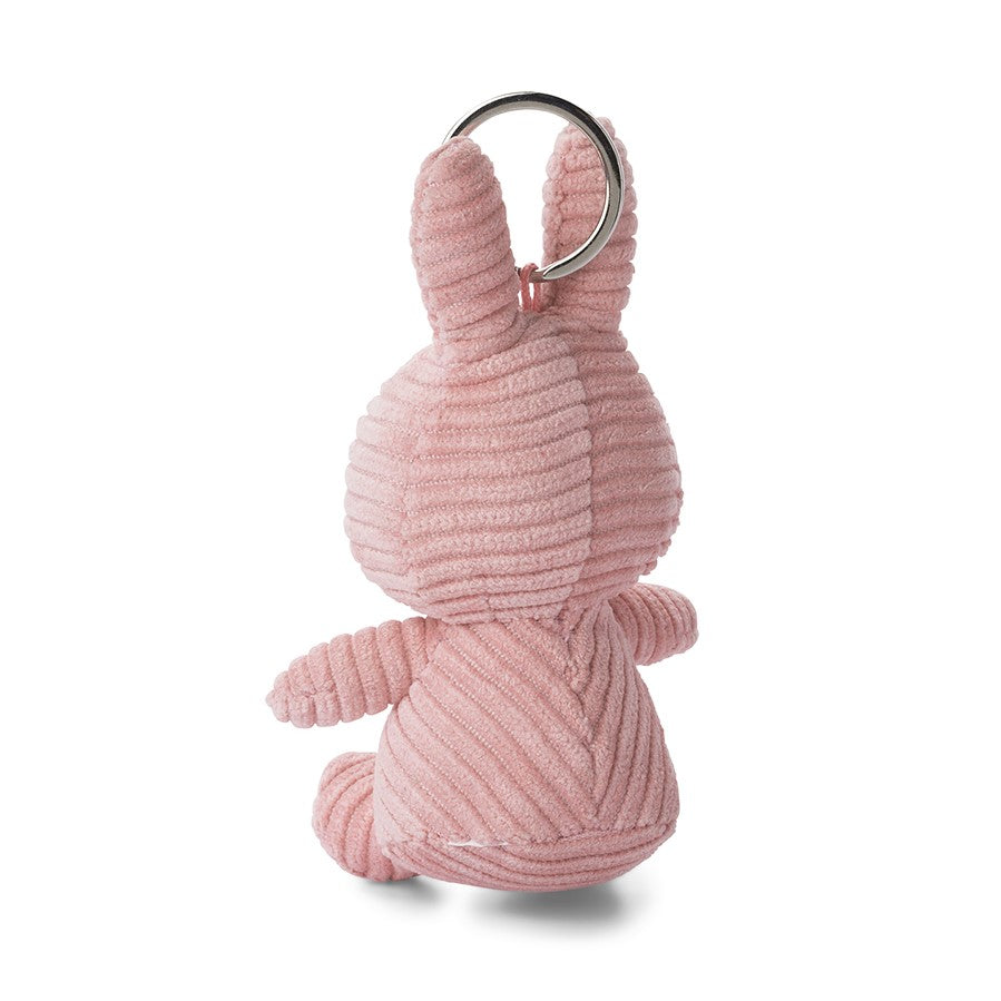 Miffy Corduroy Eco Pink Keyring 10cm