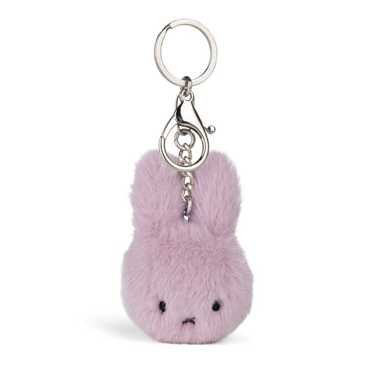 Miffy Eco Fuzzy Keyring Lilac 8cm