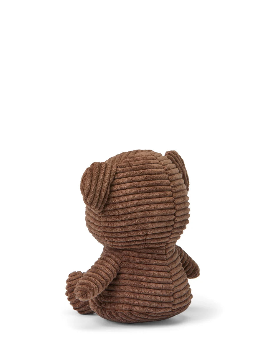 Miffy Boris Bear Corduroy- Brown 17cm