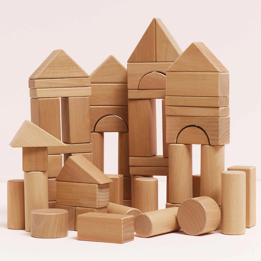 Le Toy Van Natural Wooden Building Blocks