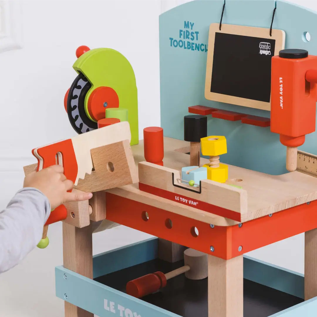 Le Toy Van Wooden Tool Bench With Accessories