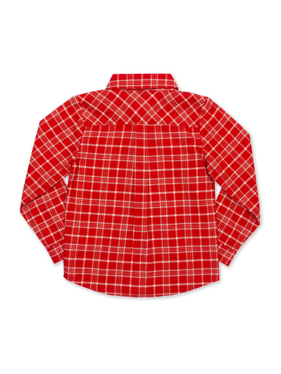 Kite Check Shirt- Red
