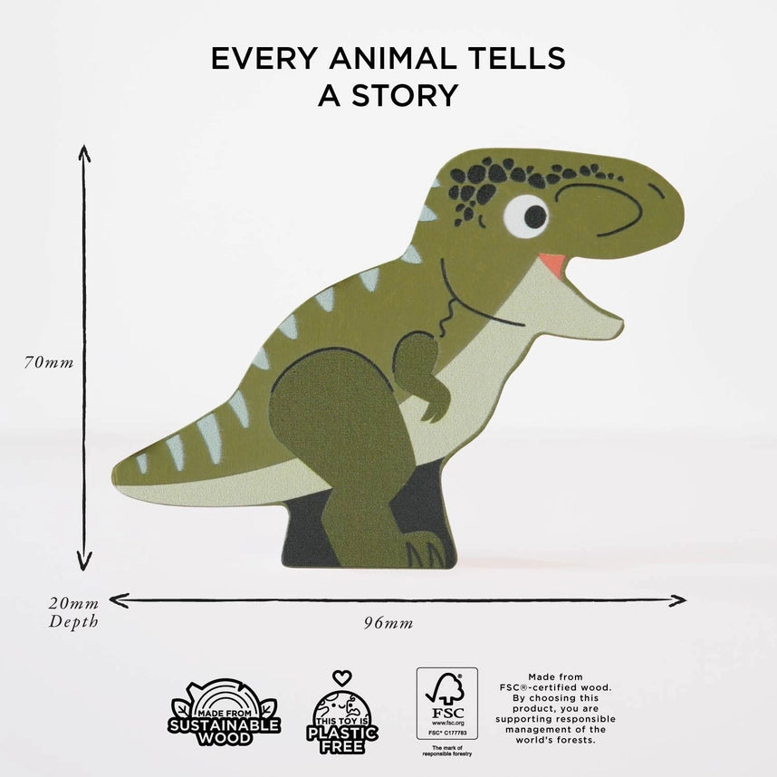 Le Toy Van Jurassic Stacking Dinosaurs & Bag
