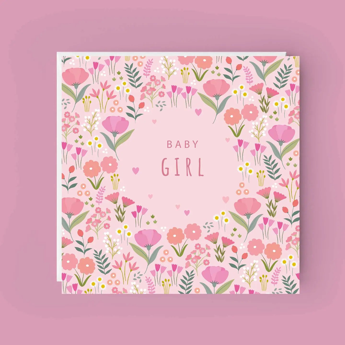 Klara Hawkins New Baby Girl Card