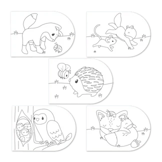 Little Dutch Paint Book- Forest Friends