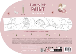 Little Dutch Paint Book- Fairy Garden