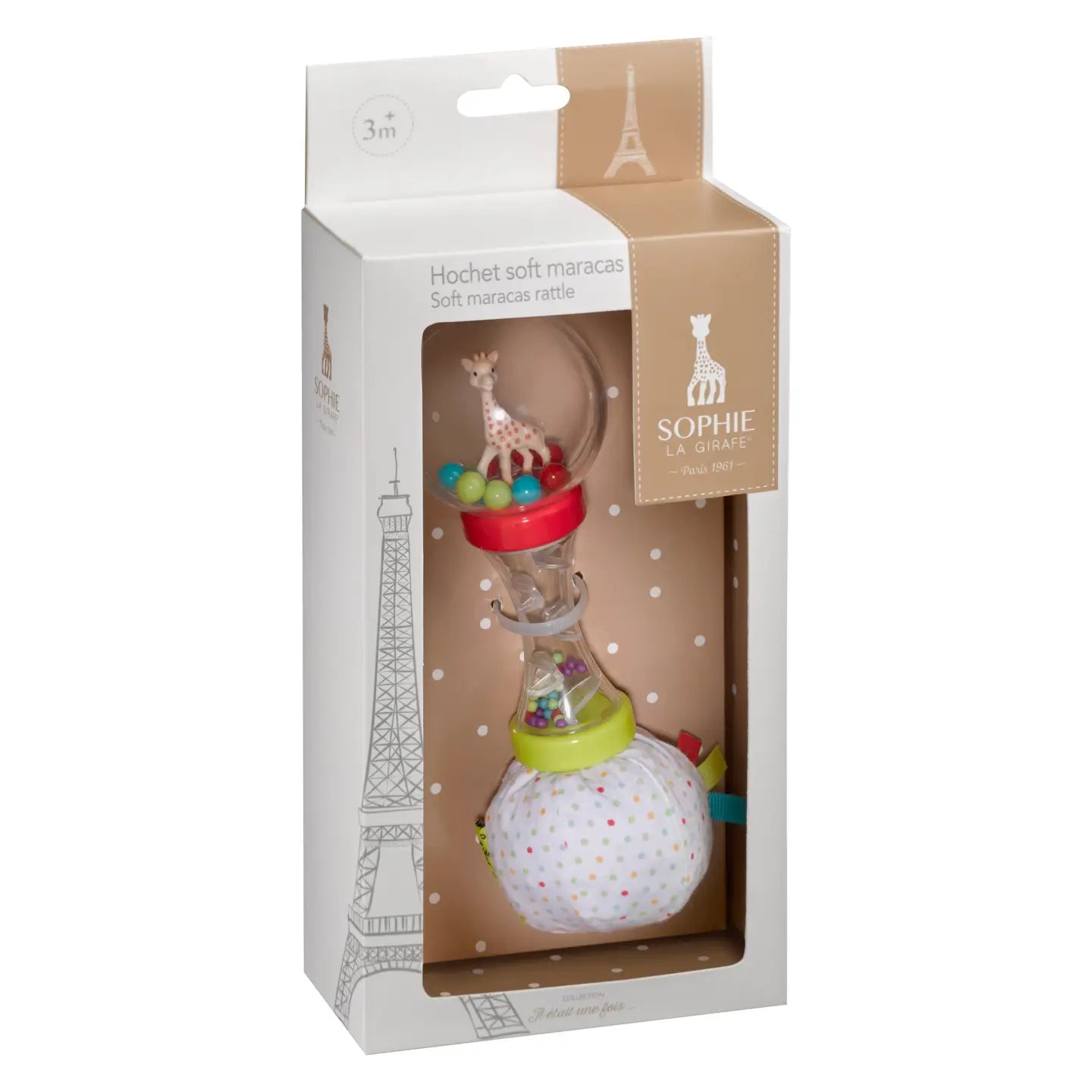 Sophie Le Girafe Soft Maracas Rattle