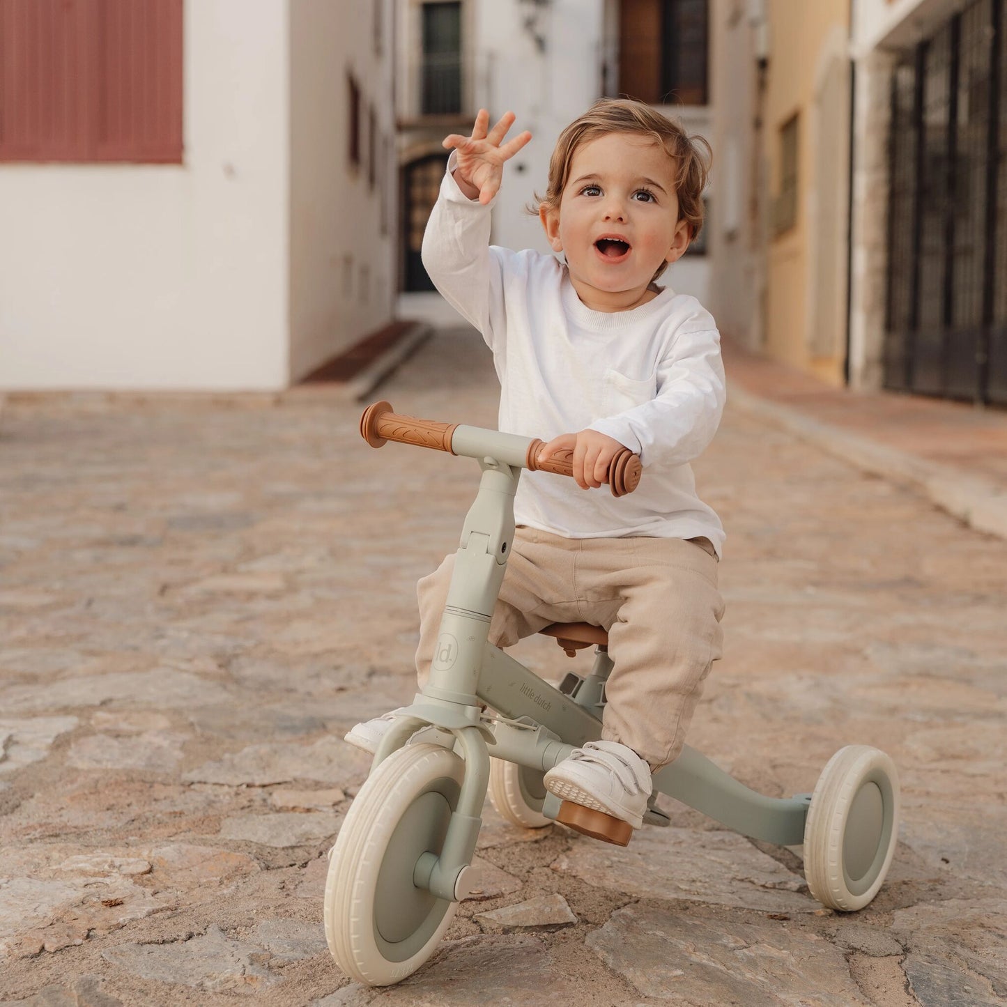 Little Dutch 4 in 1 Tricycle- Green