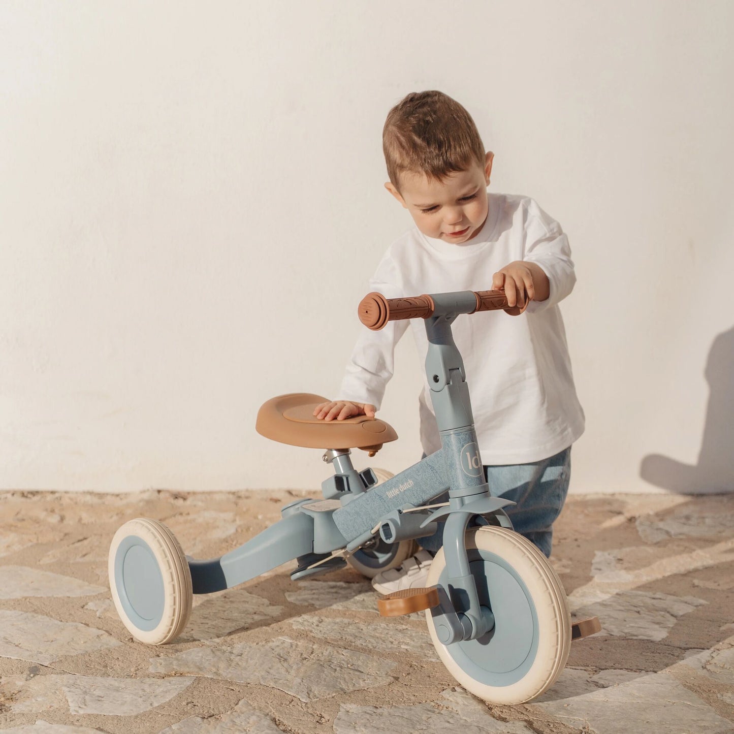 Little Dutch 4 in 1 Tricycle- Blue