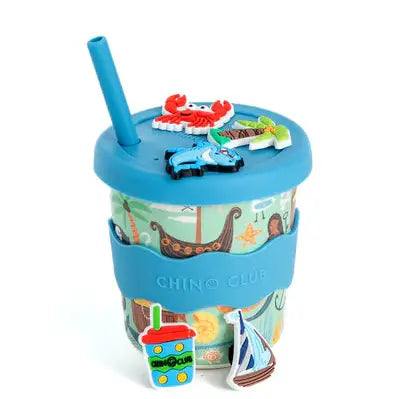 Chino Club- Pirate 8oz Babychino Cup with Charms