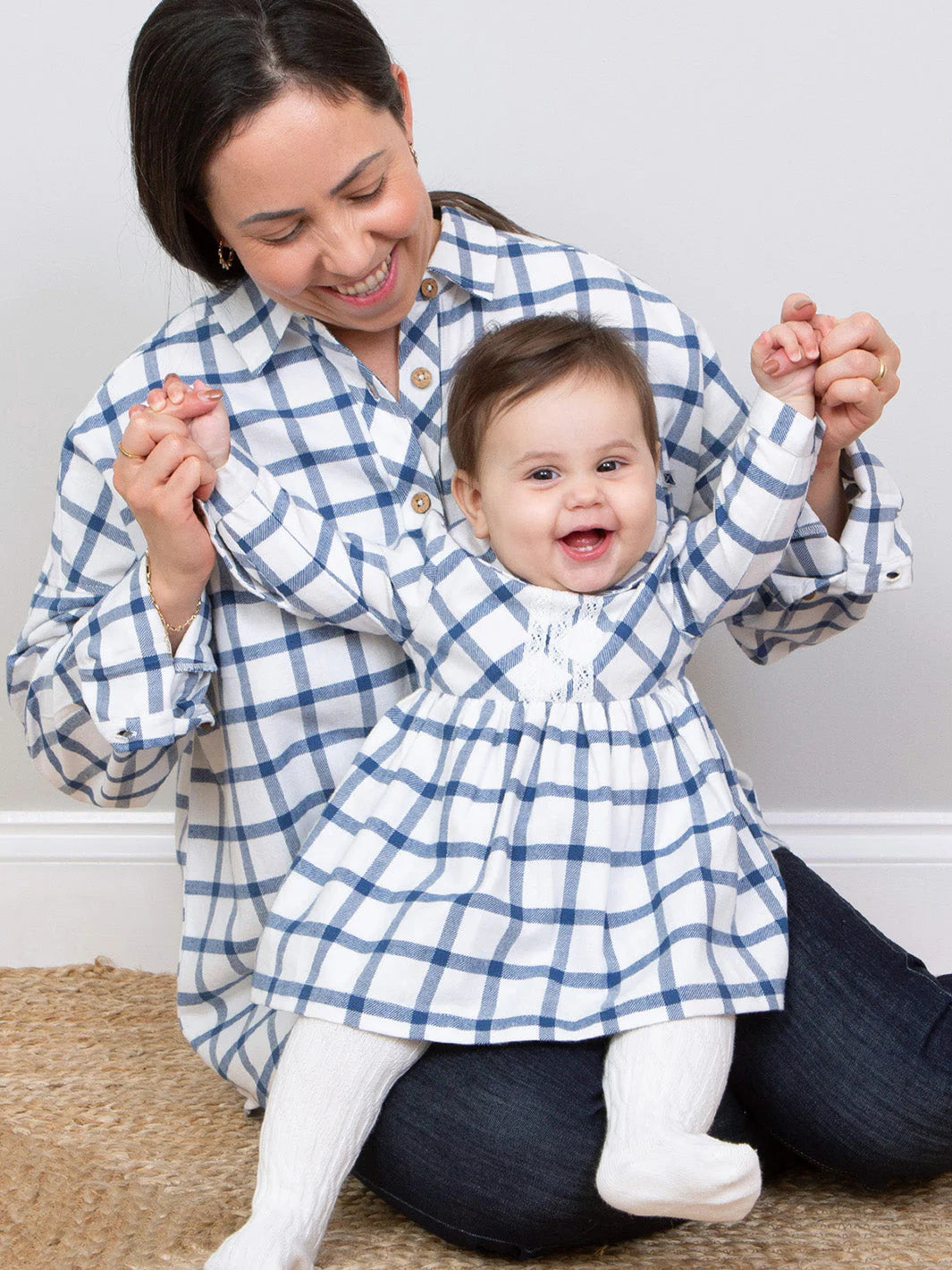 Kite Check Dress and Pants