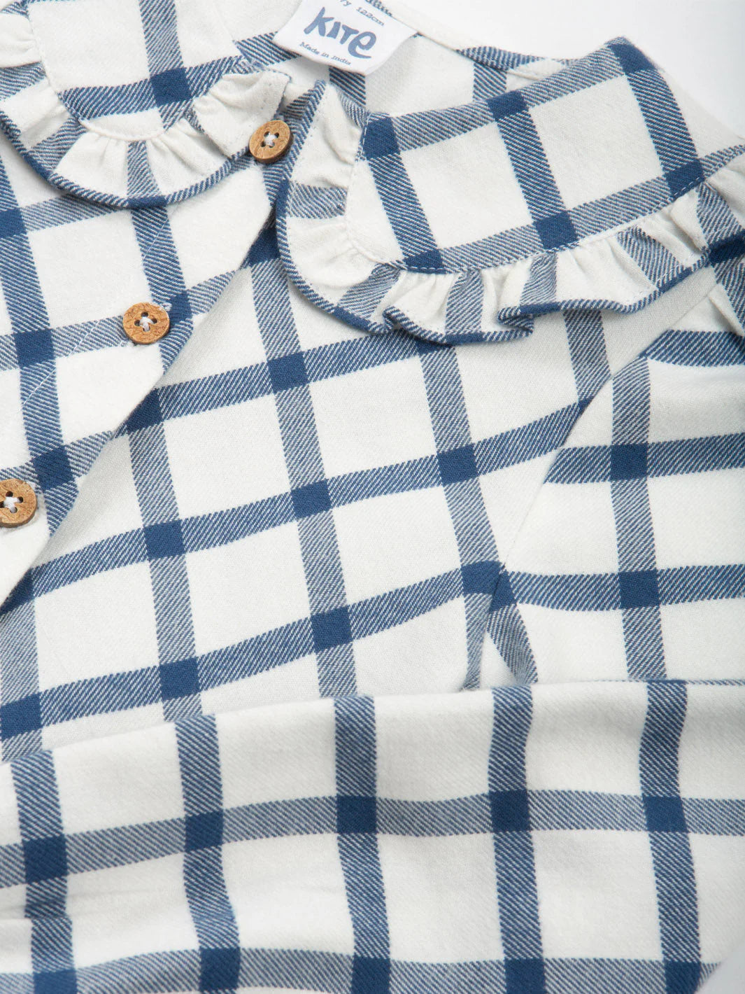 Kite Check Dolly Collar Dress