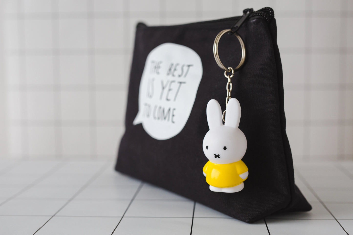 Miffy Classic Keyring Yellow-6cm