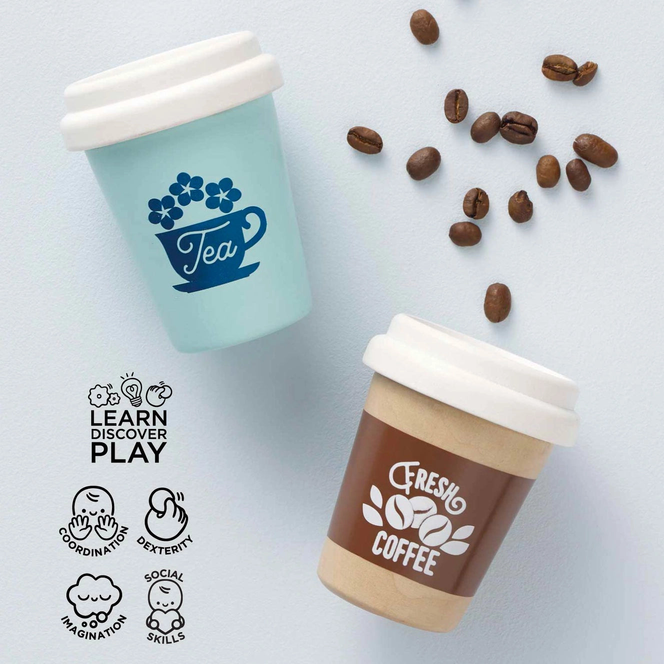 Le Toy Van- Tea & Coffee Eco Reusable Cups