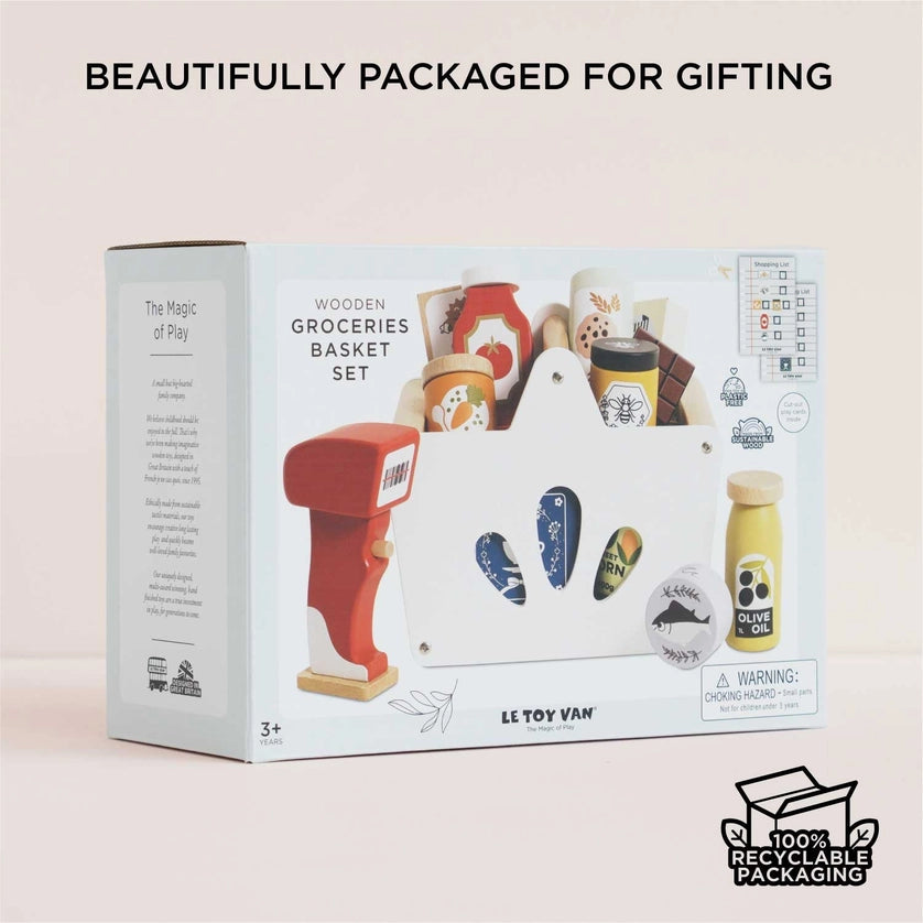 Le Toy Van Wooden Groceries Set & Scanner