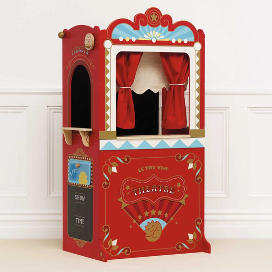 Le Toy Van Wooden Retro Toy Puppet Theatre