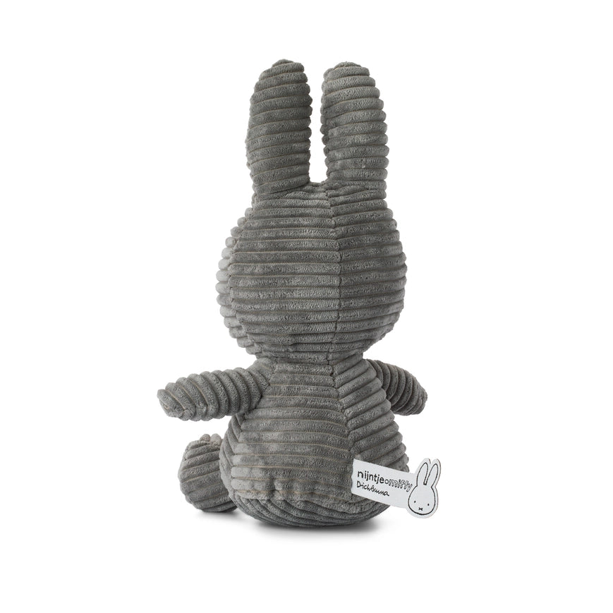 Miffy Corduroy Eco Grey 23cm