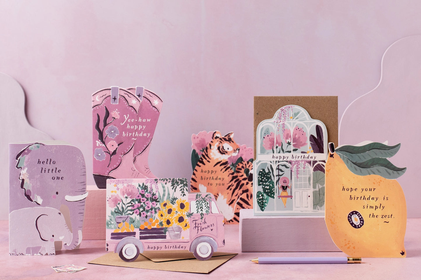 Sister Paper Co. Elephant New Baby Card